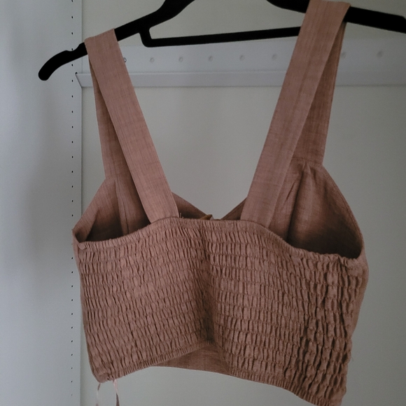 Beige Crop Top - Picture 2 of 3